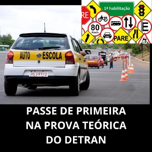 Curso Completo Pra Passar Na Prova Da Auto Escola Cnh - Cursos e Treinamentos