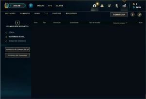 Conta unranked com 5 Skins e 26 Champs - League of Legends LOL