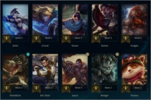 Conta LOL Platina IV 16 Skins 41 Champ - Pra Vender Rápido - League of Legends