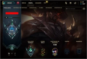 CONTA DE LOL PLATINA BARATA - League of Legends