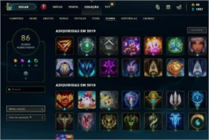 CONTA DE LOL PLATINA BARATA - League of Legends