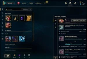 CONTA DE LOL PLATINA BARATA - League of Legends