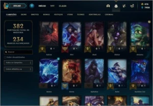 Conta LOL Ouro 2 - 115 skins - League of Legends