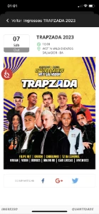 Ingresso trapzada 2023 - Outros