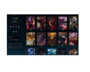 CONTA LOL COM MUITAS SKINS RARAS - League of Legends