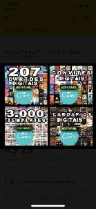 Canva - pack 1 milhão de arte Canva pro vitalício