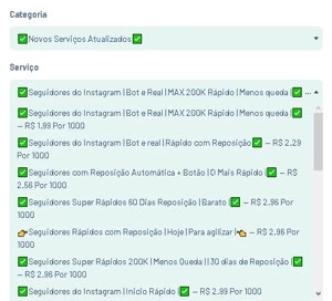 PAINEL (1000 POR 1.99) - Redes Sociais