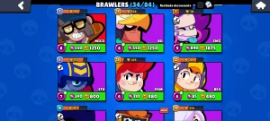 Conta brawl stars 2 lendários preço baixo