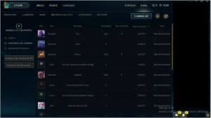 Conta League of legends Unranked LOL