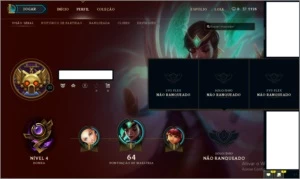 Conta League of legends Unranked LOL