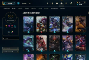 Vendo está conta de lol platina 2 - League of Legends