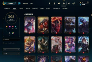 Vendo está conta de lol platina 2 - League of Legends