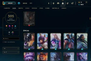 Vendo está conta de lol platina 2 - League of Legends