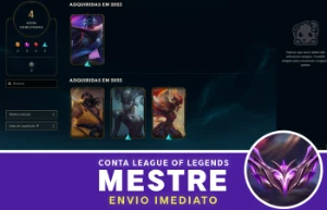 Conta League Of Legends Mestre • 20K+ Ea • High Mmr LOL