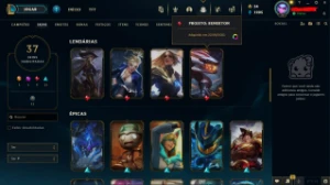 Conta Lol Smurf, 37 Skins, 2015, Full Acesso - League of Legends