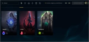 Conta Ouro V com 8 skins e 3 páginas de runa - League of Legends LOL
