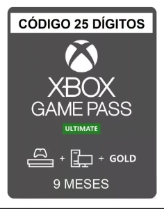 Xbox Game Pass Ultimate 25 Dígitos - Assinaturas e Premium