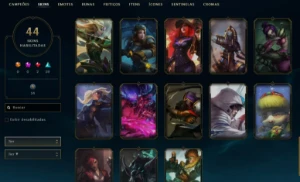 Fullacesso - Conta De 2020 - 44 Skins - Level 263 - 152 Camp - League of Legends LOL