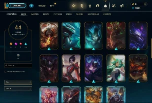 Fullacesso - Conta De 2020 - 44 Skins - Level 263 - 152 Camp - League of Legends LOL