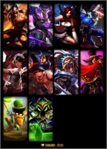 Conta Lol B1 MMR Alto 8 W 3L - League of Legends