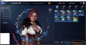 CONTA MIR4 LVL 54 - 55K POWER