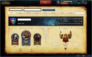 Conta League of Legends OURO 4 LOL