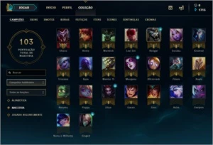 CONTA LVL 33 - 23 CHAMPS - 4 SKINS - B1 - League of Legends LOL