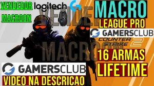 Macro Cs2 League Pro - Gamers Club - Mouses Logitech - Counter Strike