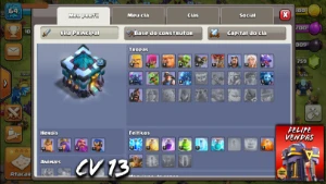 Centro de Vila 13 - Clash of Clans