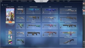 CONTA DE VALORANT ALTAS SKINS de vp