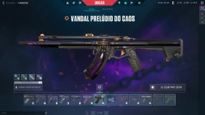 Conta valorant com várias skins