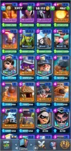 CONTA CLASH ROYALE