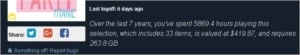 Conta steam com vários jogos ótimos(The Wicher, Skyrim, etc)