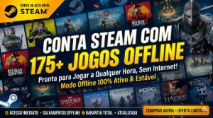 Steam Offline 175+ jogos