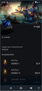 Conta LVL 158 league os legends - League of Legends LOL
