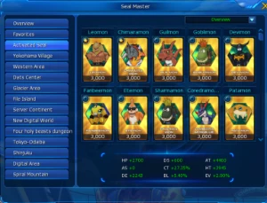 Conta NADMO Omegamon Lategame Susano Shin - Digimon Masters Online