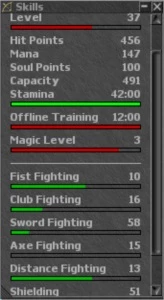Tibia - Char Knight lvl 37