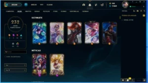 CONTA LV 309 - 236 SKINS - League of Legends LOL