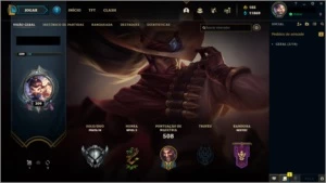 CONTA LV 309 - 236 SKINS - League of Legends LOL