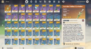 AR24 - Alhitham com Luz das Folhas+13 tiros - Genshin Impact