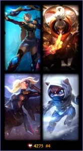 Conta Platina 2 com mmr alto - League of Legends LOL