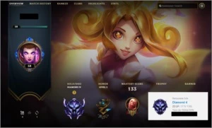Conta LV. 58 / 47 Champs / 27 Skins / Diamante 4 - League of Legends LOL