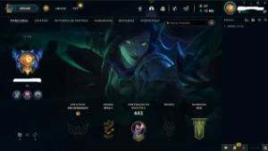 Conta Top Full Champ Barata - League of Legends LOL