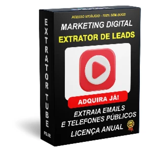 Extrator de Emails e Telefones Públicos do Tube - Lic. Anual - Outros