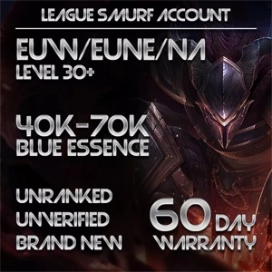 SMURF UNRANKED ATÉ 70 MIL EA ENVIO 100% AUTOMÁTICO + BRINDE - League of Legends LOL