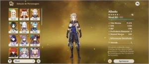Conata Genshin (Serve NA) - AR 58, com 9 personagens 5* e ++ - Genshin Impact