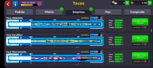 Conta 8ball pool levei 144  12 tacos lendário - Outros