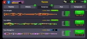 Conta 8ball pool levei 144  12 tacos lendário - Outros