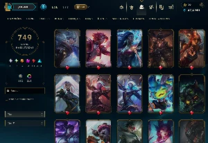 continha de lol com várias skins preço de desapego - League of Legends