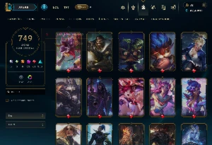 continha de lol com várias skins preço de desapego - League of Legends